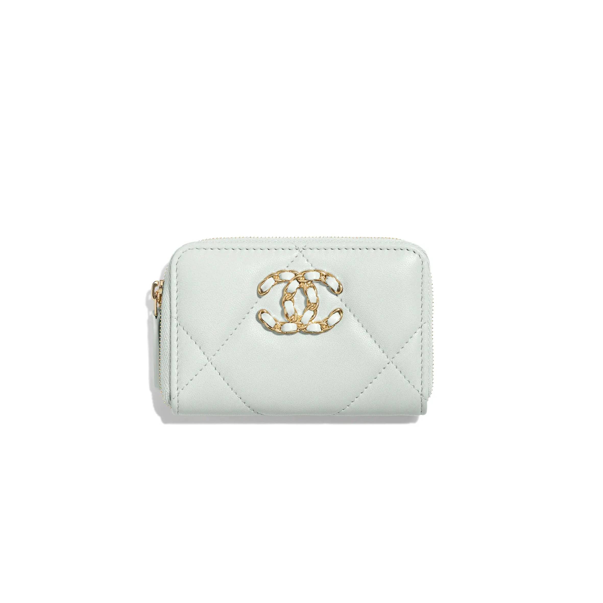 Ch*el 19 zipped coin purse ap0949 b04852 nn268 (11*7.5*2cm)